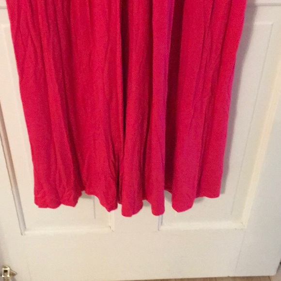 EUC,IMAN,1XP,Cotton,RED,step in design,gathered waist,sleeveless,maxi dress - Picture 6 of 9